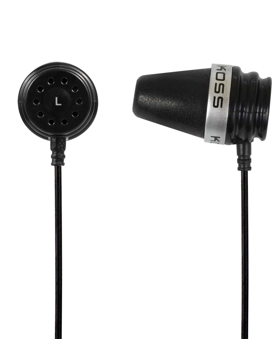 Наушники вкладыши проводные Koss Spark Plug VCb Noise Isolating Black