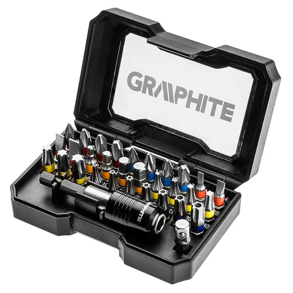 Набор бит для отвертки Sparky GRAPHITE 32 шт. (56H608)