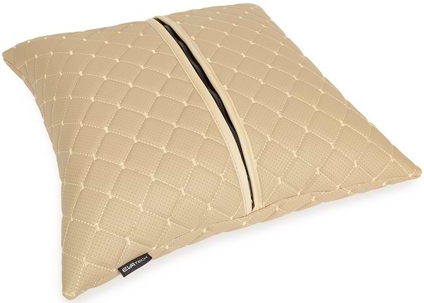 Фото - Автомобильная подушка EVAtech ECO 40x40 см Hyundai бежевая (SPBCSIIV012)