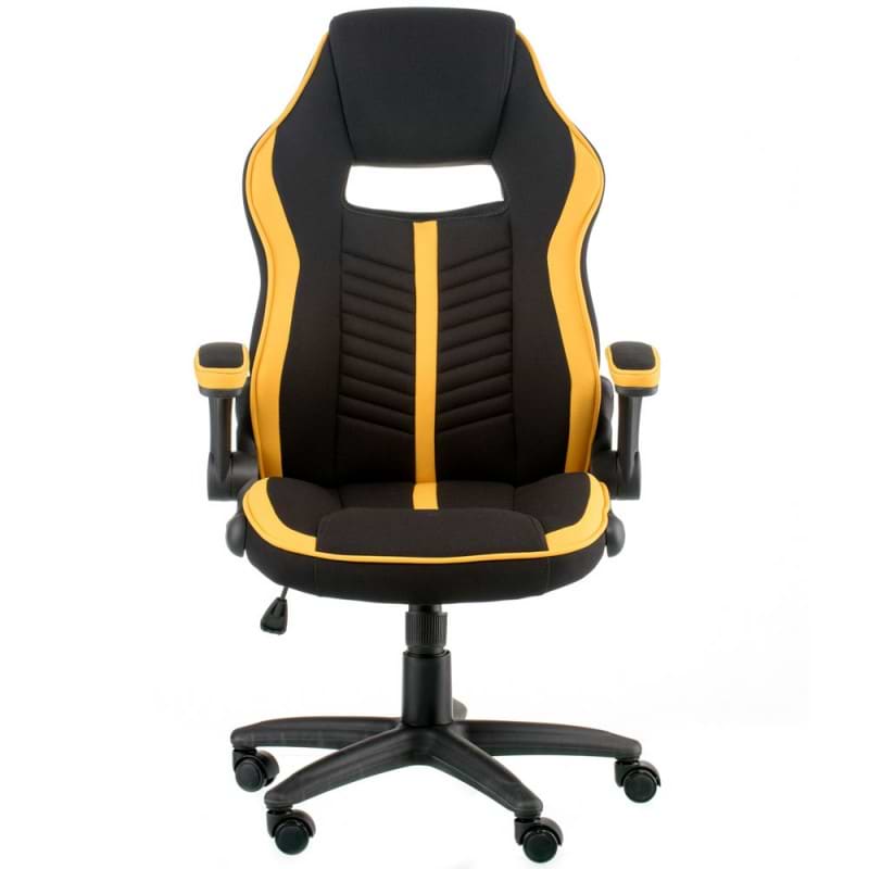 Кресло для геймеров Special4You Prime Black/Yellow (E5548) - Фото 1