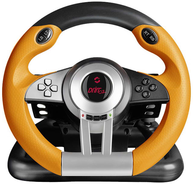Кермо Speedlink DRIFT O.Z. Racing Wheel PC, black-orange (SL-6695-BKOR-01) - Фото 1