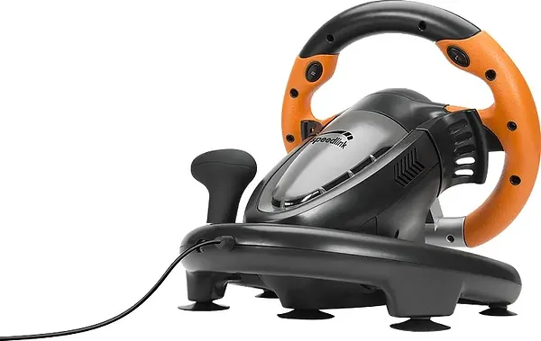 Фото - Руль Speedlink DRIFT O.Z. Racing Wheel PC, black-orange (SL-6695-BKOR-01)