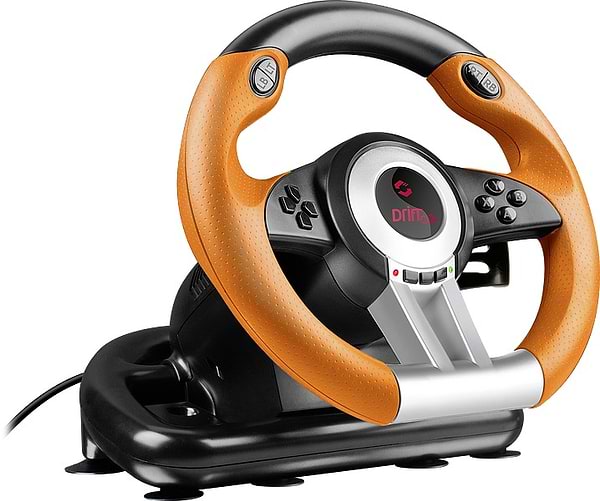 Фото - Руль Speedlink DRIFT O.Z. Racing Wheel PC, black-orange (SL-6695-BKOR-01)