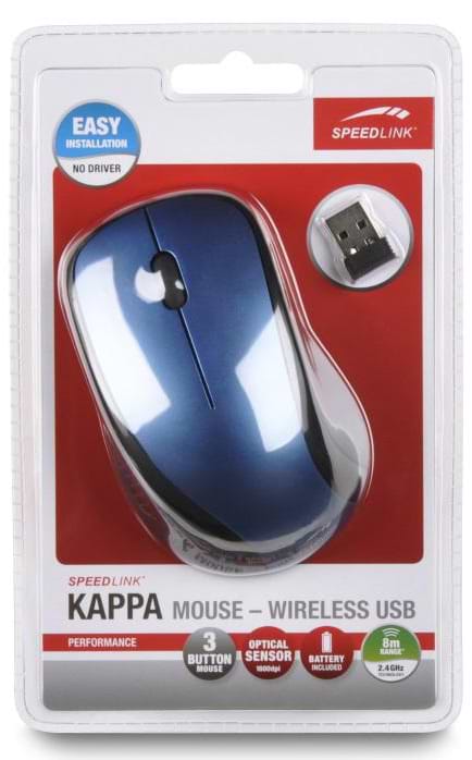 Фото - Мышь беспроводная Speedlink Kappa Wireless Blue (SL-630011-BE)