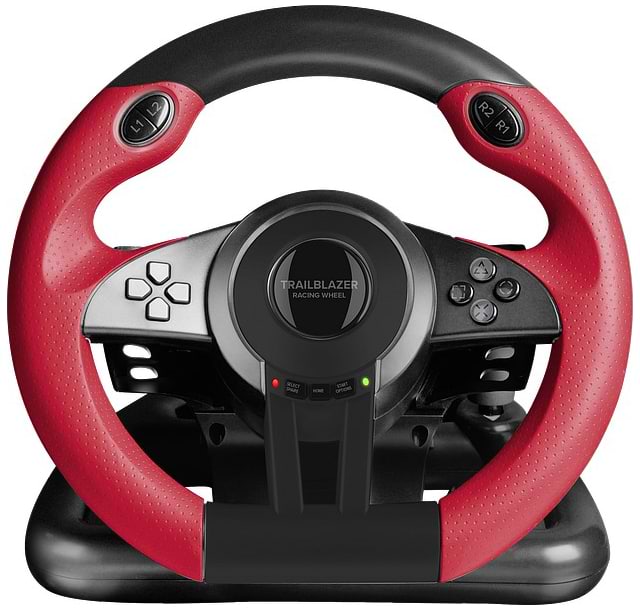 Кермо Speedlink TRAILBLAZER Racing Wheel for PS4/Xbox One/PS3/PC, Black (SL-450500-BK) - Фото 1