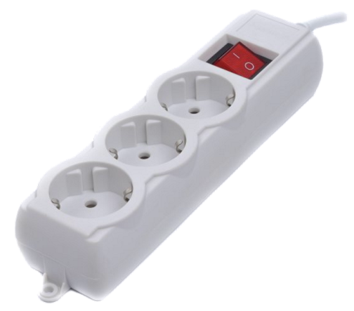 Фото - Мережевий фільтр Gembird Pro 3 р 4.5 м Grey (SPG3-G-15G-PRO)