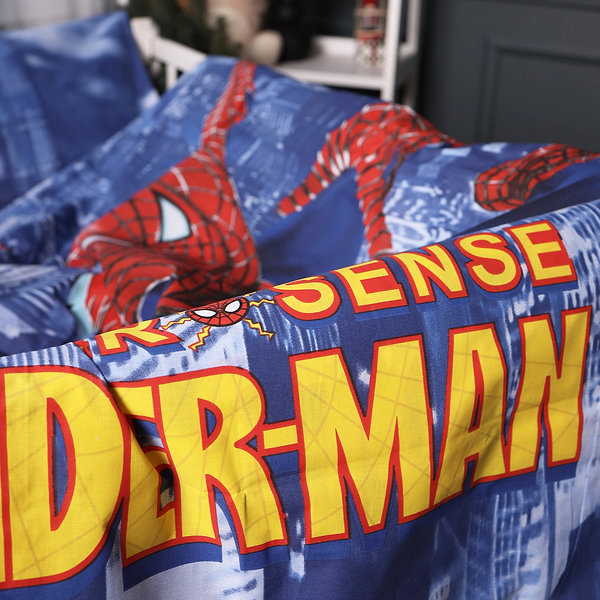 Фото - Комплект постільної білизни MirSon 143х210 17-0700 Spider-Man Бязь (2200010457254)