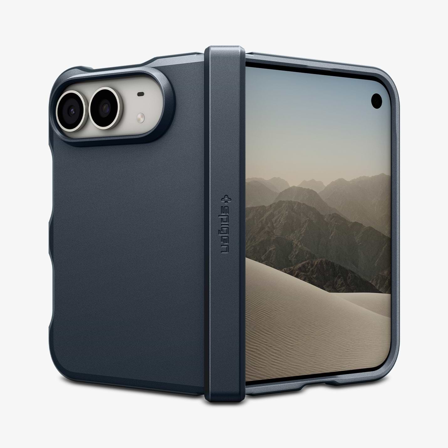 Чохол для смартфону Spigen Tough Armor Pro MagSafe for iPhone Duo Metal Slate (ACS11691)