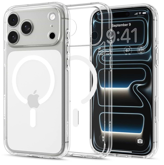 Чохол для смартфона Spigen Ultra Hybrid MagSafe for iPhone 18 Pro Max/17 Pro Max Clear White (ACS12118)