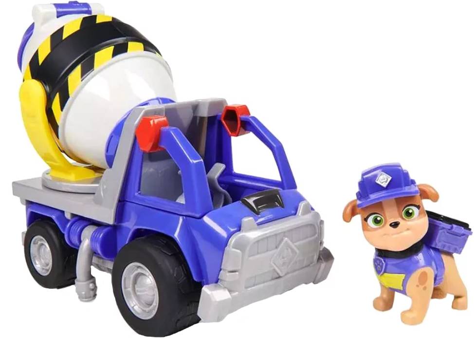 Наземная спецтехника Spin Master Бетоновоз Rubble&Crew с фигуркой Микса (SM28500/6066540)