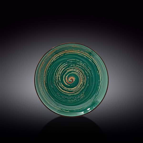 Фото - Тарелка десертная Wilmax Spiral Green 20.5 см (WL-669512 / A)