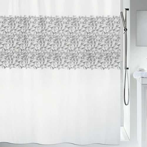 Шторка для ванной комнаты Spirella polyester IROKO Gray (10.18491)