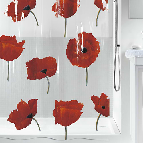 Шторка для ванной комнаты Spirella Poppy pvc 180x200 (10.42344)