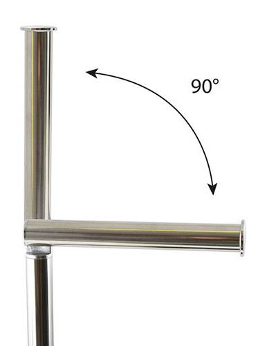 Фото - Держатель для туалетной бумаги Spirella 141335 со щеткой BERGAMO стекло/нерж.черный