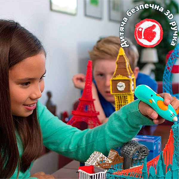 Фото - 3D-ручка 3Doodler Start Plus базовий набір Креатив 72 стрижня (SPLUS)