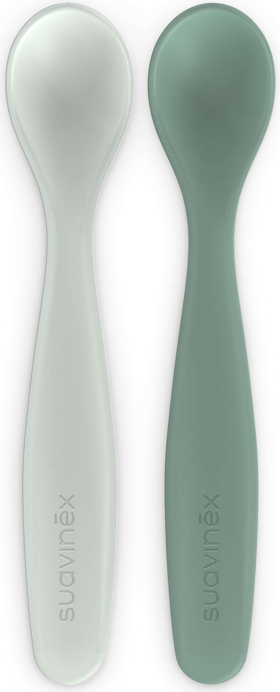 Набір столових приборів Suavinex зелений 2 шт. (309487)