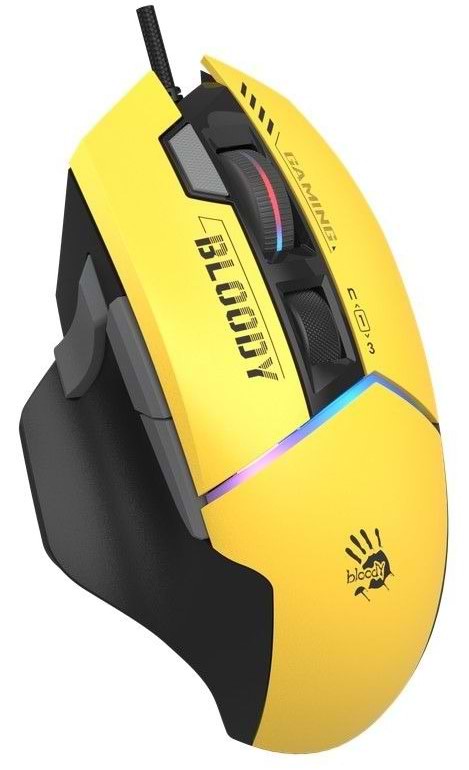 Фото - Мышь проводная игровая Bloody W95 Ultra (Sports Lime)
