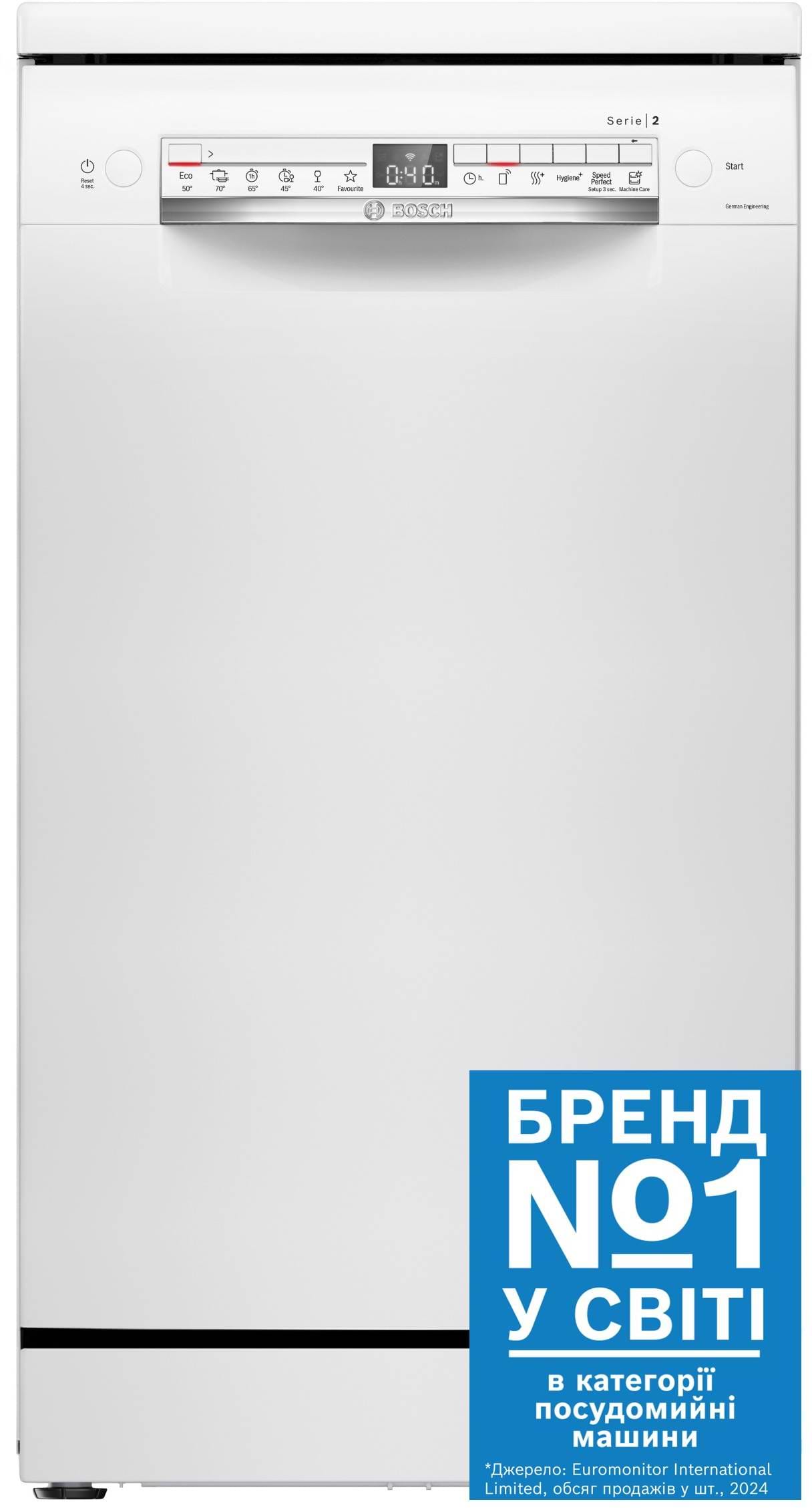 Посудомоечная машина отдельностоящая Bosch SPS2IKW55K - Фото 1