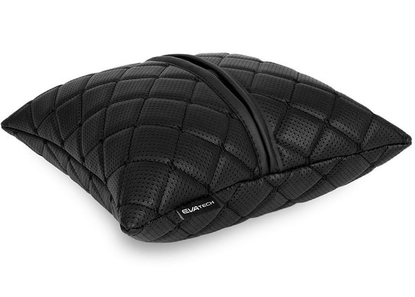 Фото - Автомобільна подушка EVAtech ECO Audi чорна з чорною ниткою (SPSCSBBV003)