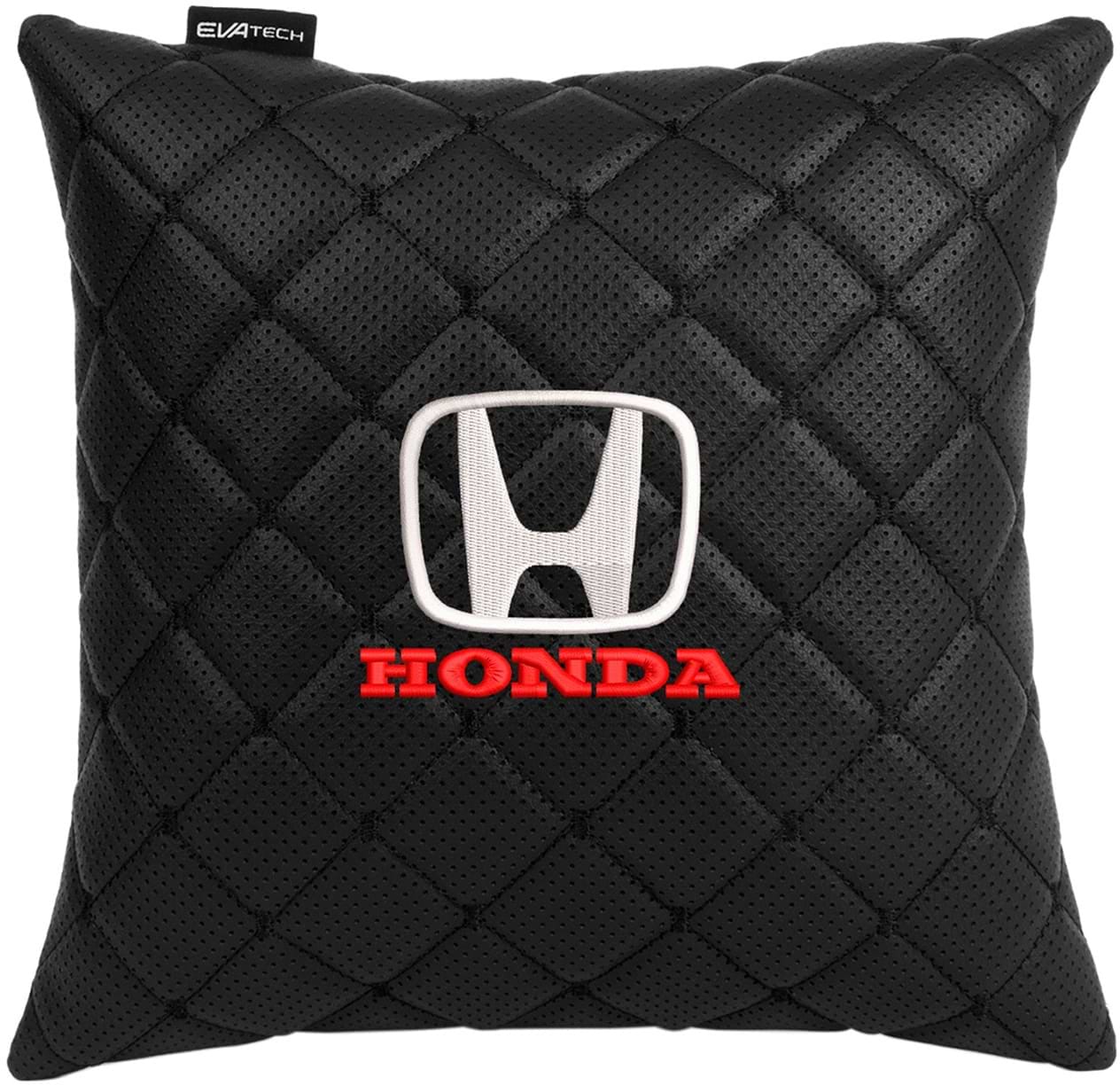 Автомобільна подушка EVAtech ECO Honda чорна з чорною ниткою (SPSCSBBV060) - Фото 1