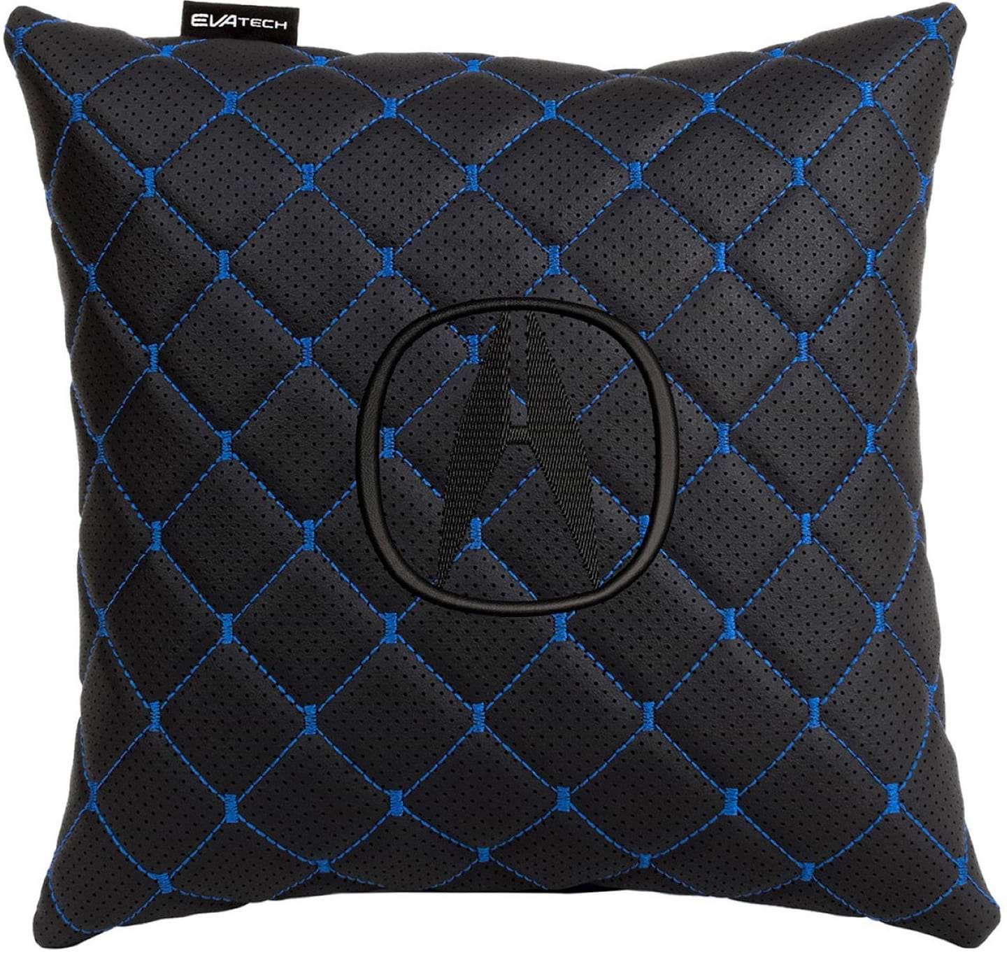 Автомобильная подушка EVAtech ECO Acura черная с синей нитью (SPSCSBLV046)