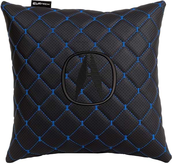 Фото - Автомобильная подушка EVAtech ECO Acura черная с синей нитью (SPSCSBLV046)
