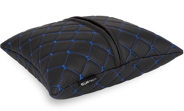 Фото - Автомобильная подушка EVAtech ECO Acura черная с синей нитью (SPSCSBLV046)