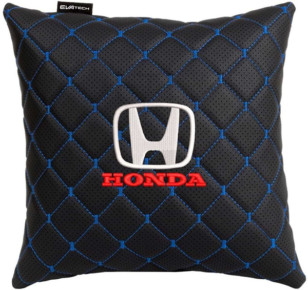 Фото - Автомобільна подушка EVAtech ECO Honda чорна з синьою ниткою (SPSCSBLV060) Фото - Автомобільна подушка EVAtech ECO Honda чорна з синьою ниткою (SPSCSBLV060)