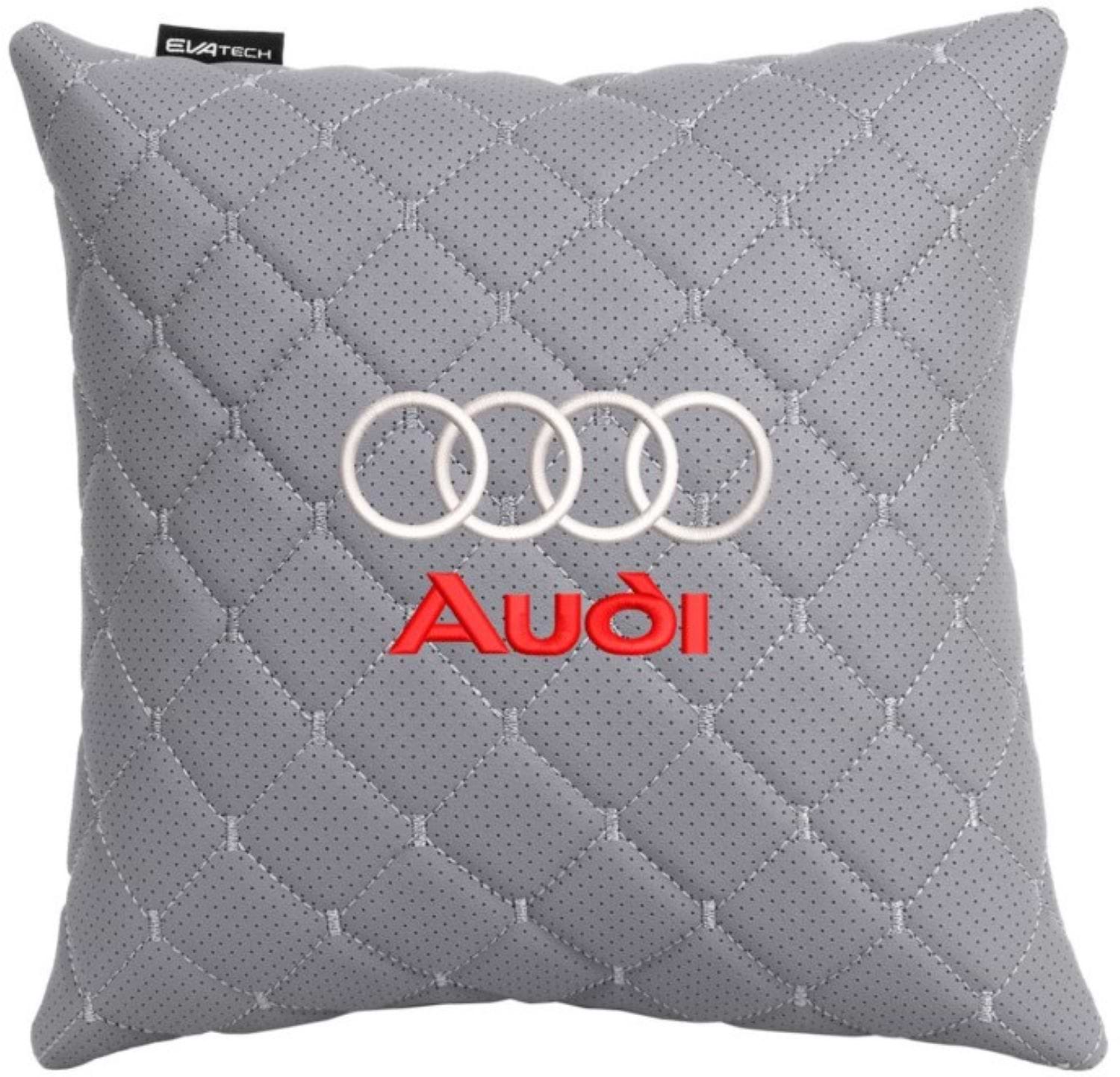 Автомобильная подушка EVAtech ECO Audi серая с серой нитью (SPSCSGGV003)