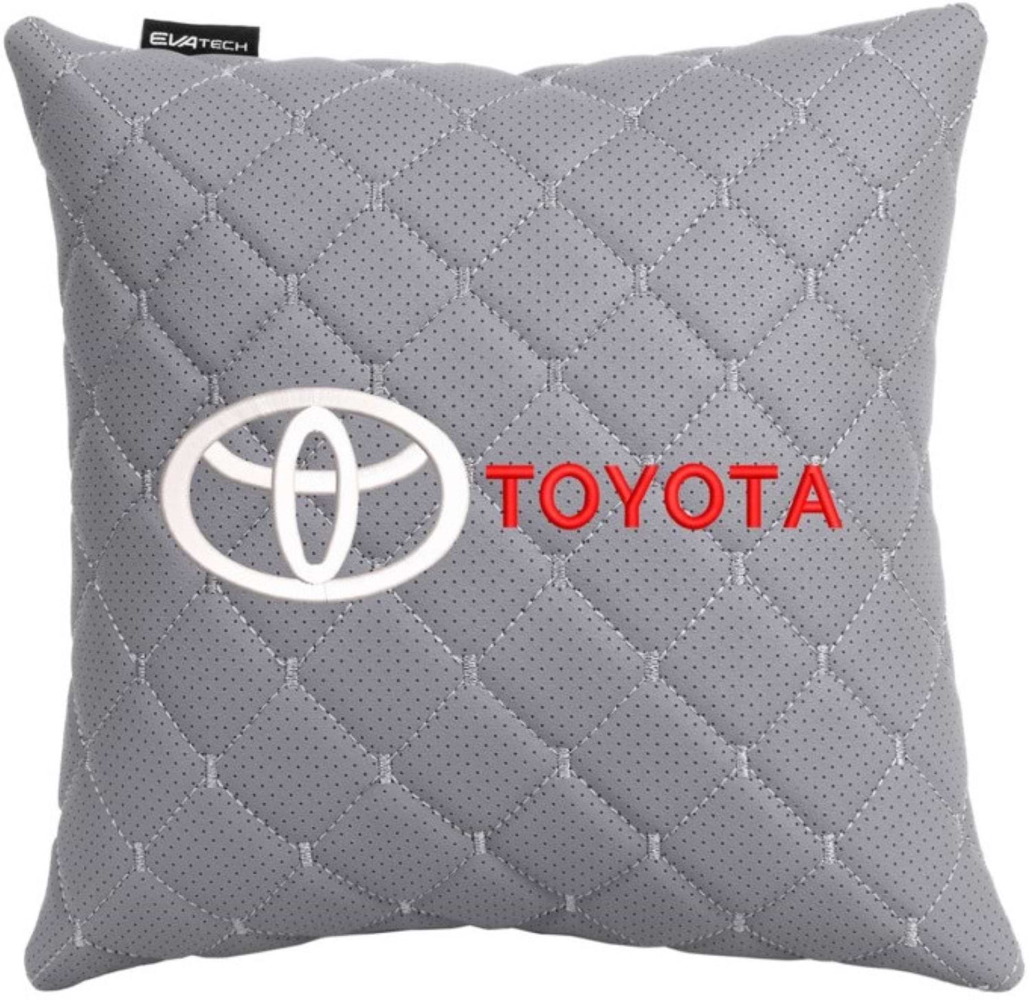 Автомобильная подушка EVAtech ECO Toyota серая с серой нитью (SPSCSGGV031)