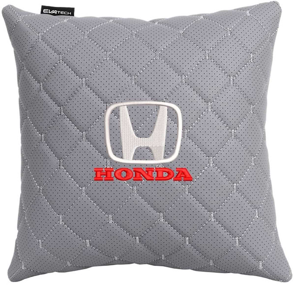 Фото - Автомобильная подушка EVAtech ECO Honda серая с серой нитью (SPSCSGGV060)