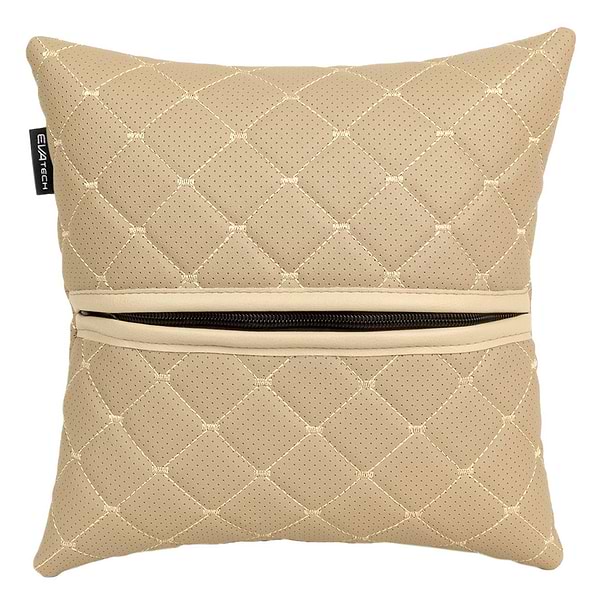 Фото - Автомобильная подушка EVAtech ECO Ford бежевая с бежевой нитью (SPSCSIIV010)