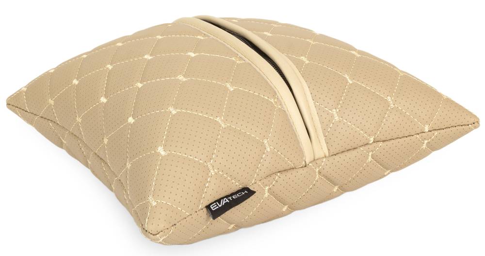 Фото - Автомобильная подушка EVAtech ECO Ford бежевая с бежевой нитью (SPSCSIIV010)
