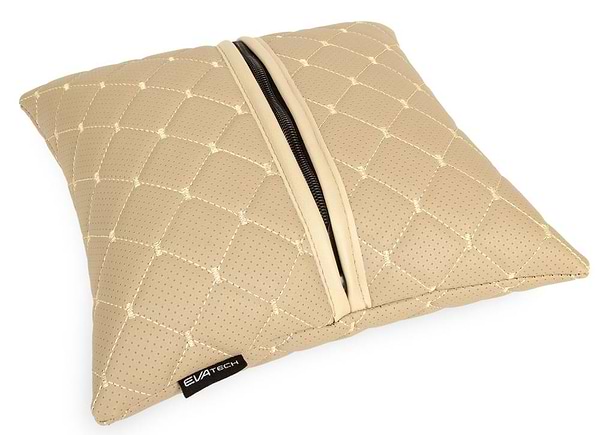Фото - Автомобильная подушка EVAtech ECO Ford бежевая с бежевой нитью (SPSCSIIV010)