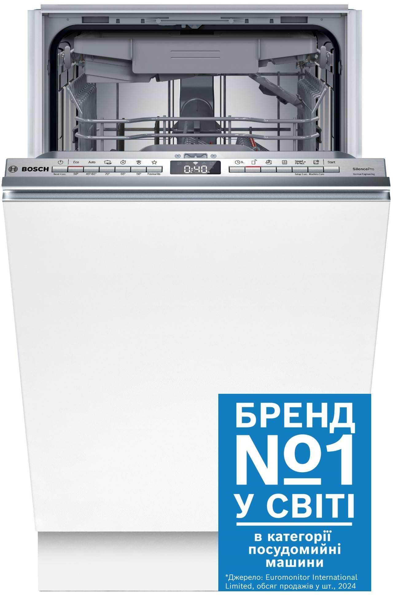 Посудомоечная машина встраиваемая Bosch SPV4EMX65K - Фото 1