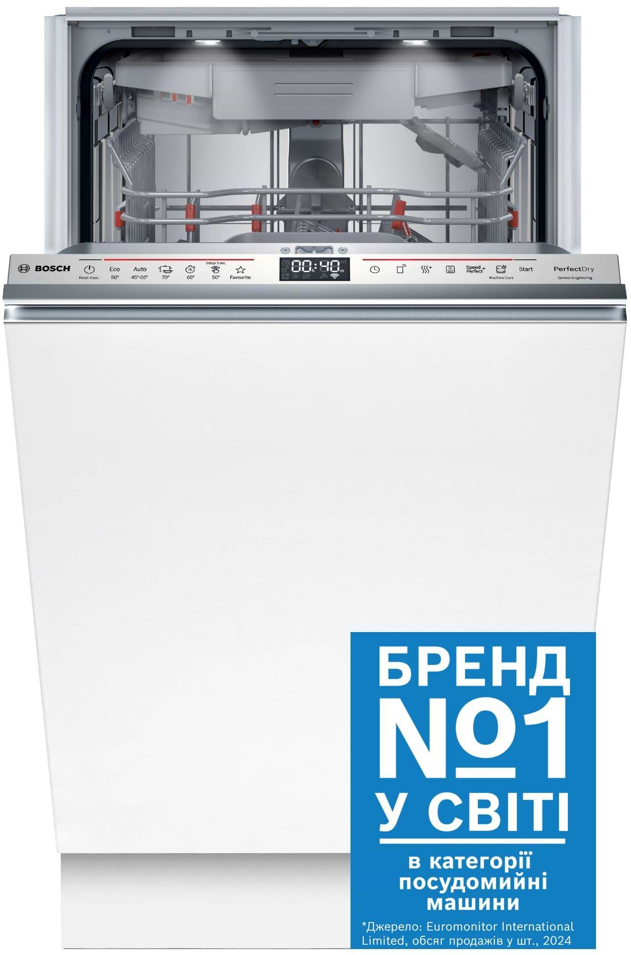 Посудомоечная машина встраиваемая Bosch SPV6ZMX65K - Фото 1