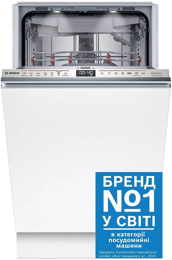 Фото - Посудомийна машина вбудована Bosch SPV6ZMX65K