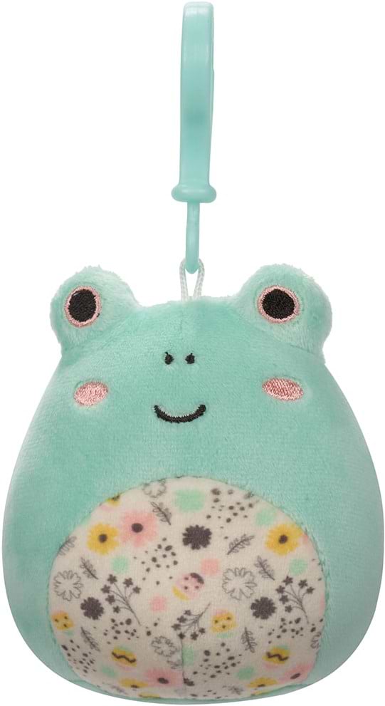 Фото - Мягкая игрушка животное SQUISHMALLOWS ЛЯГУШКА ФРИД (SQCP00179)