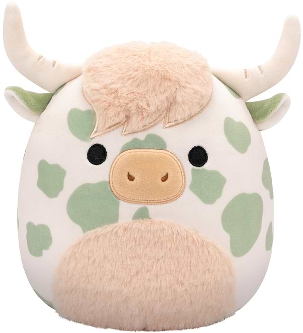 Фото - Мягкая игрушка животное SQUISHMALLOWS КОРОВКА ЦЕЛЕСТИН 19 см (SQCR06578)