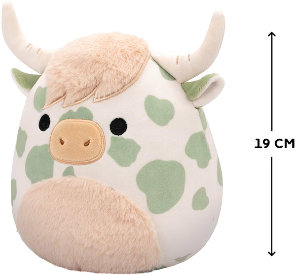 Фото - Мягкая игрушка животное SQUISHMALLOWS КОРОВКА ЦЕЛЕСТИН 19 см (SQCR06578)
