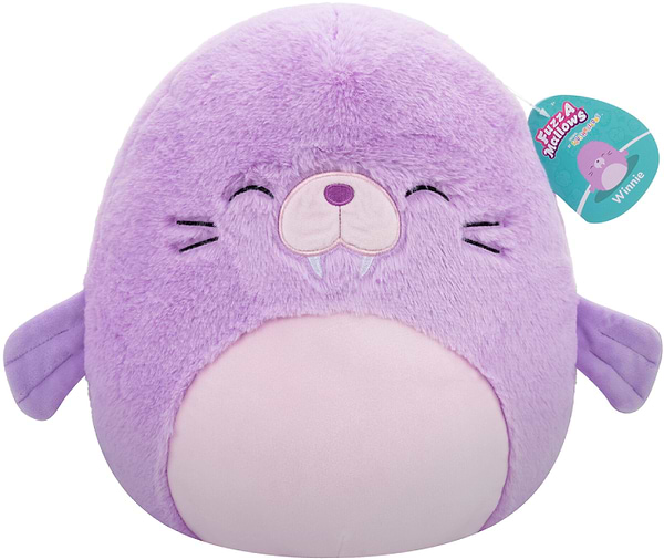 Фото - М'яка іграшка герой SQUISHMALLOWS МОРЖ ВІННІ 30 cm (SQCR06680)