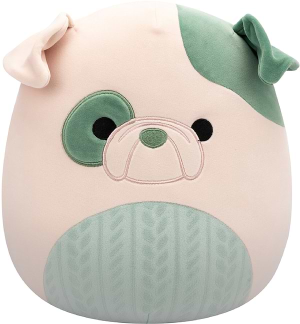 Фото - Мягкая игрушка SQUISHMALLOWS БУЛЬДОГ АВГУСТИН 30 cm (SQCR06691)