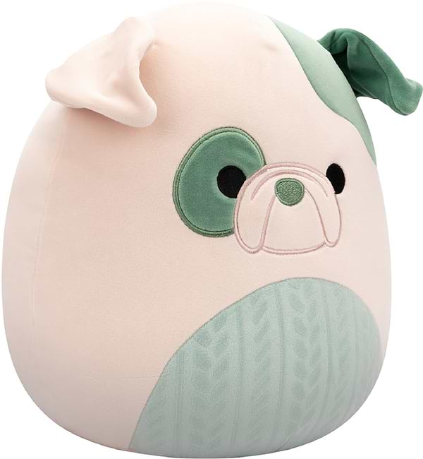 Фото - Мягкая игрушка SQUISHMALLOWS БУЛЬДОГ АВГУСТИН 30 cm (SQCR06691)
