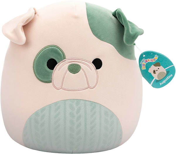 Фото - Мягкая игрушка SQUISHMALLOWS БУЛЬДОГ АВГУСТИН 30 cm (SQCR06691)