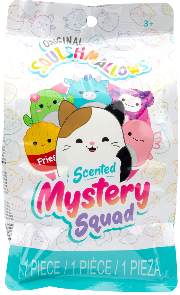 Мягкая игрушка-сюрприз SQUISHMALLOWS ВЕСЕЛЫЕ ФРУКТИКИ 13 cм (SQCR07568) - Фото 1