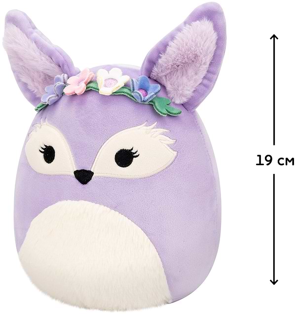 Фото - Мягкая игрушка животное SQUISHMALLOWS ЛИСИЦА ФЕНЕК КАДЕНС 19 см (SQCR07944)