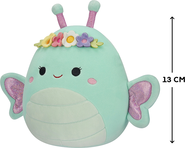 Фото - М'яка іграшка SQUISHMALLOWS МЕТЕЛИК РЕЙНА 13 см (SQER00814)