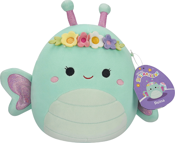 Фото - М'яка іграшка SQUISHMALLOWS МЕТЕЛИК РЕЙНА 13 см (SQER00814)