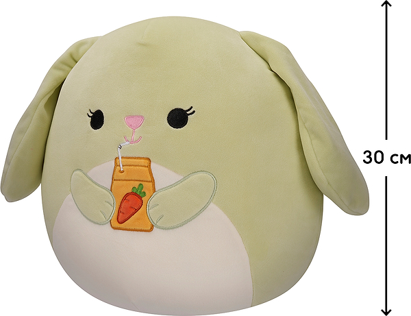 Фото - М'яка іграшка SQUISHMALLOWS КРОЛИК ХАРА 30 см (SQER00913)