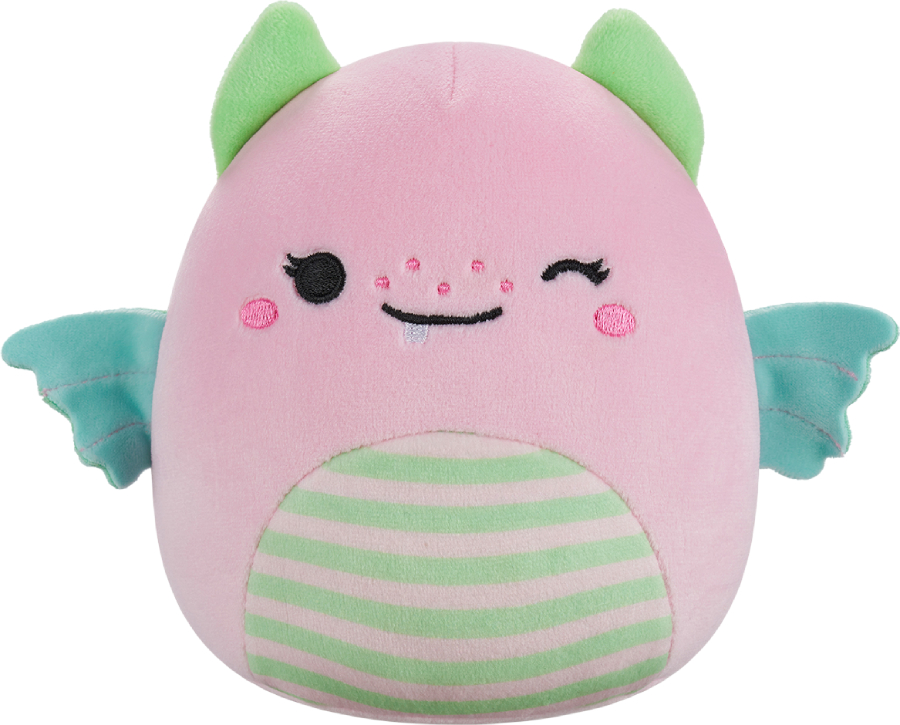 Мягкая игрушка животное SQUISHMALLOWS РОЗОВЫЙ ДИНО 13 см (SQER01180) - Фото 1